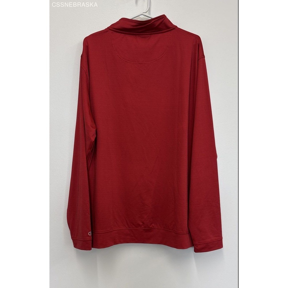 Champion Red‎ Nebraska Cornhuskers Quarter-Zip Pullover Sweatshirt. - Size 2XL - Picture 5 of 7